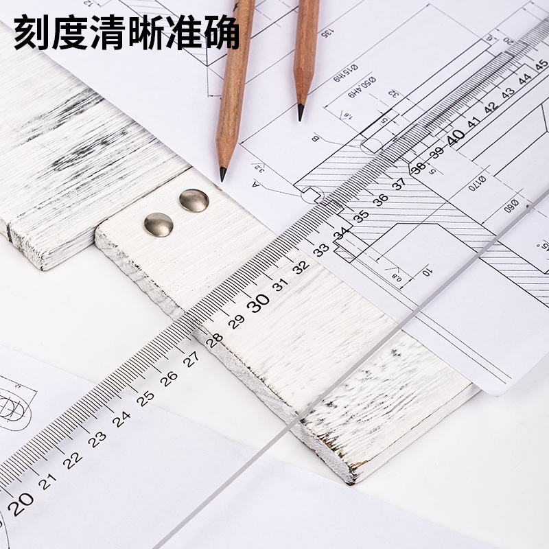 得力8412有機(jī)丁字尺93cm(只)