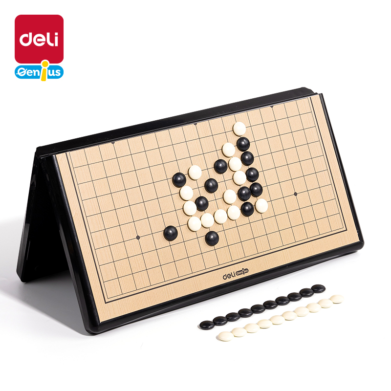 得力6754中號(hào)磁石圍棋(混)(盒)