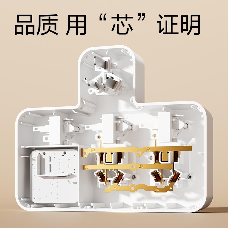 得力LU5008轉(zhuǎn)換器_2組+2A1C_彩盒裝(白)(個(gè))