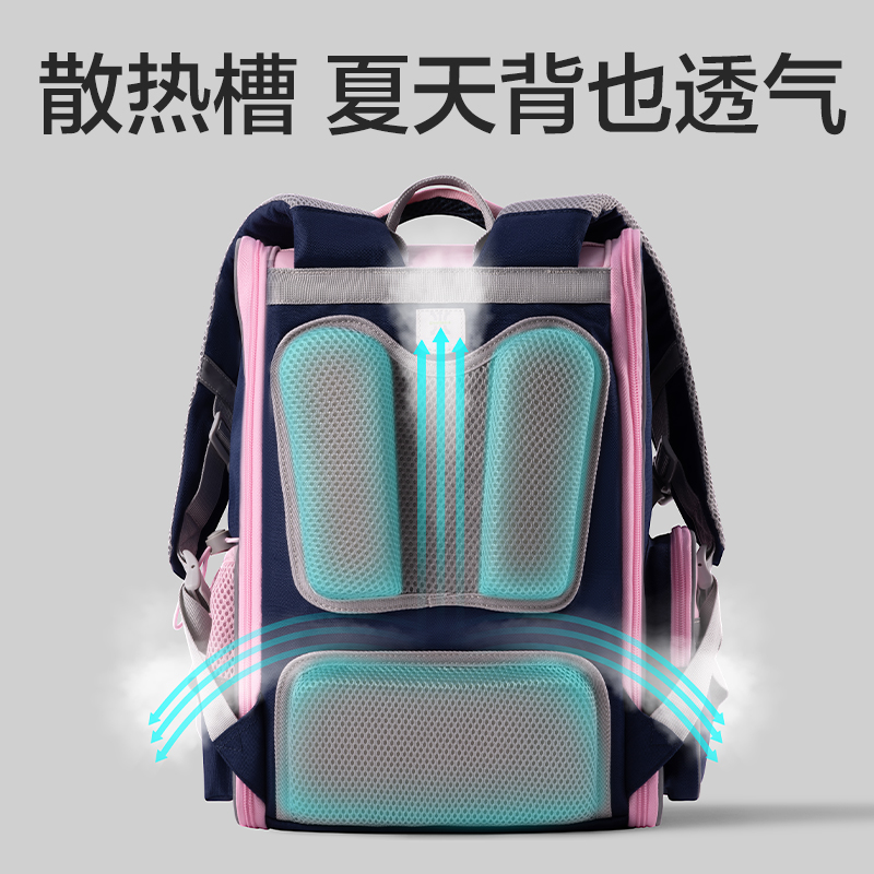得力BB162A時(shí)尚學(xué)院款L號(hào)學(xué)生書(shū)包套裝(藍(lán))(個(gè))