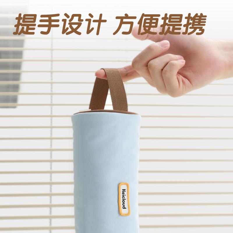 得力BC354綿柔朵朵系列圓桶筆袋(藍(lán))(個(gè))