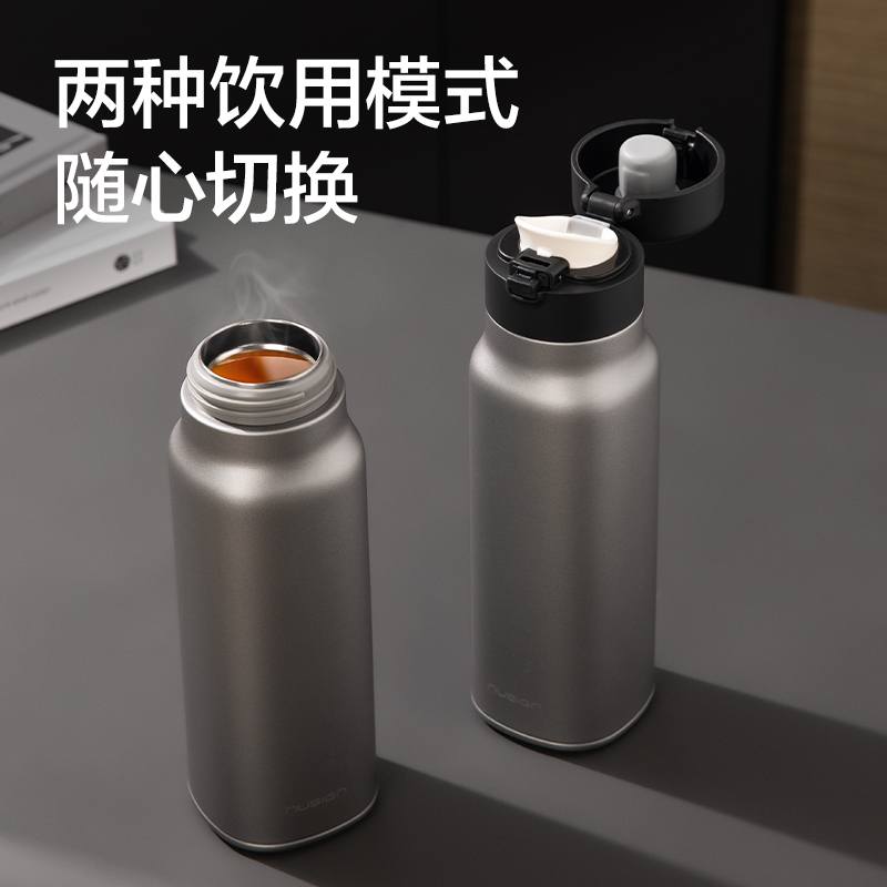 紐賽NS900彈蓋鈦杯450mL_Ti(鈦金屬灰色)(個(gè))